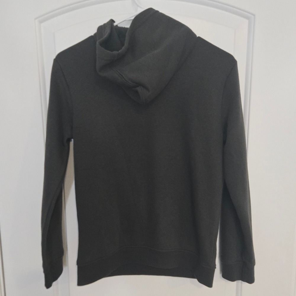 Under Armour Youth Medium Black Camo Logo Hoodie Pullover Fleece Sweatshirt - Picture 2 of 4